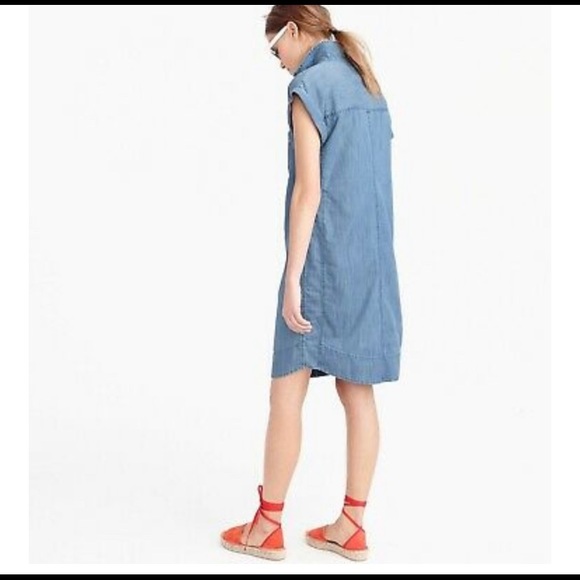 J.Crew Chambray Tunic Dress - Picture 5 of 5